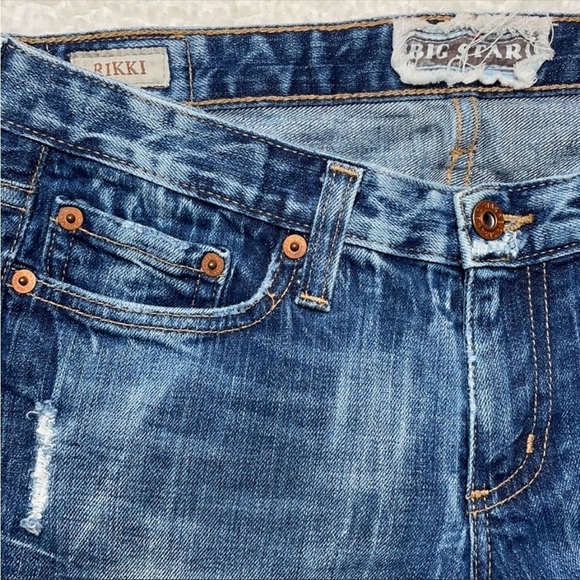 Big Star Denim Jeans Rikki Distressed Size 26 - Picture 5 of 9